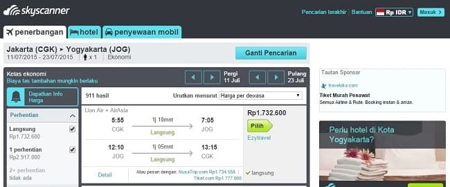 adirnya pesan tiket pesawat secara online menciptakan berburu harga tiket murah menjadi jauh l √ Dimana Pesan Tiket Pesawat Paling Murah – Traveloka, Tiket.com, Skyscanner