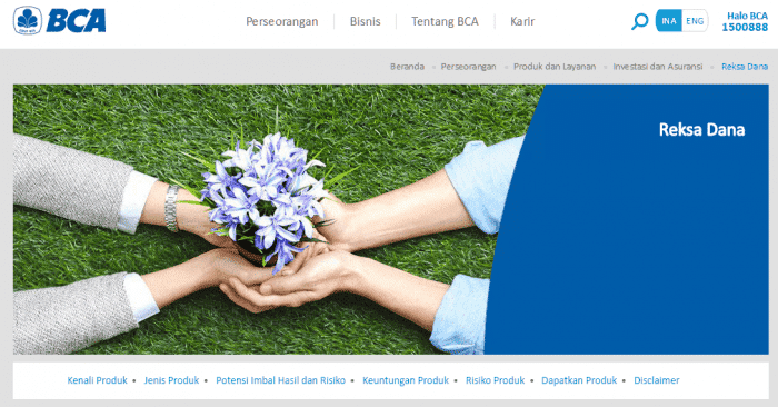 BCA Jual Reksadana